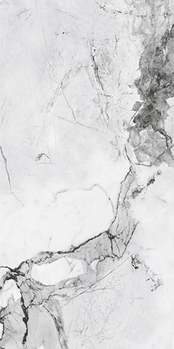 Глянцевый керамогранит Big Stone, Белый, Серый, BSP 126301