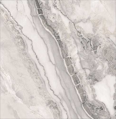 Серый керамогранит под мрамор Art Stone, Серый, HSA 6027