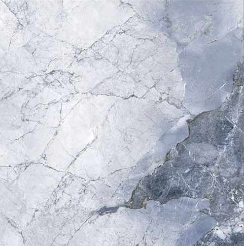 Белый керамогранит под мрамор Art Stone, Белый, Голубой, PSA 6026