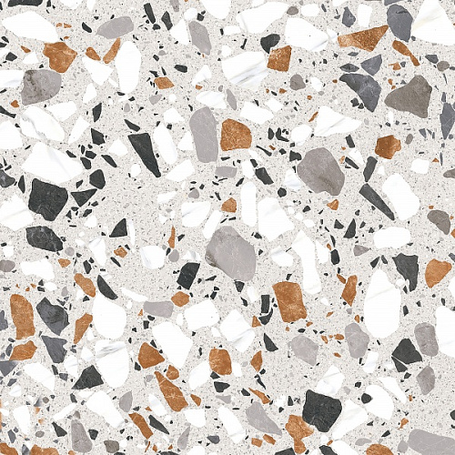 Серый керамогранит 60х60 см Terrazzo, Серый, TRP 6601