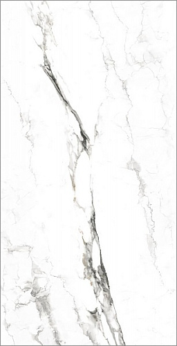 Белый керамогранит 60х120 см Big Stone, Белый, BSH 126329