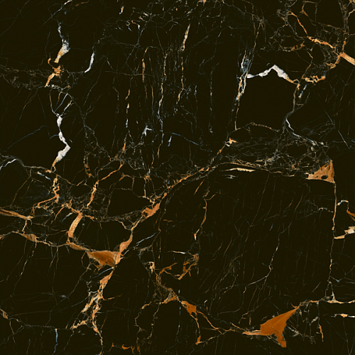 Черный керамогранит под мрамор Art Stone, Черный, PSA 6025