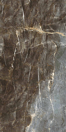 Керамогранит 60х120 см под мрамор Big Stone, Коричневый, BSP 126312